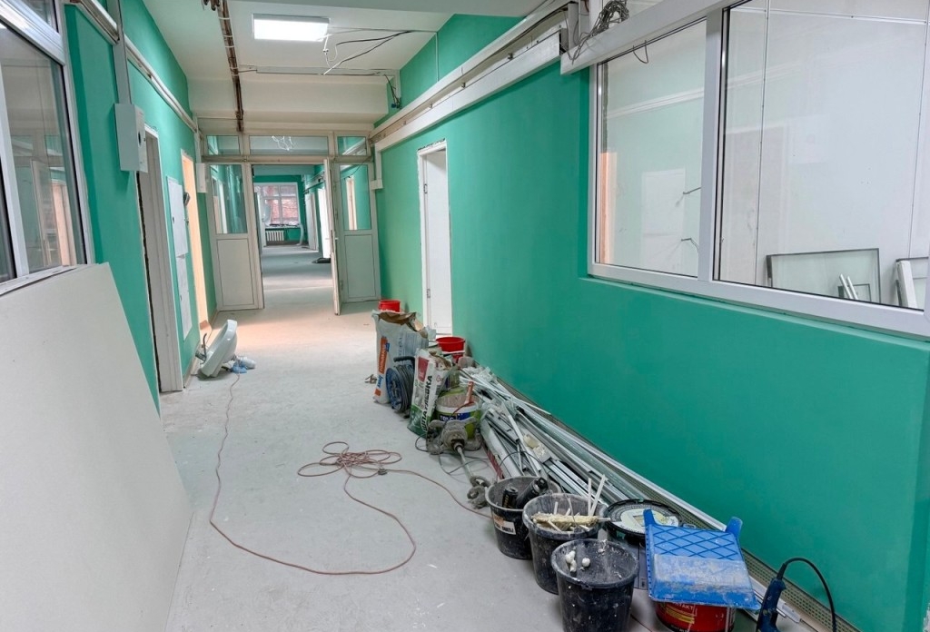 Завершить ремонт в отделении реанимации больницы планируют до конца года