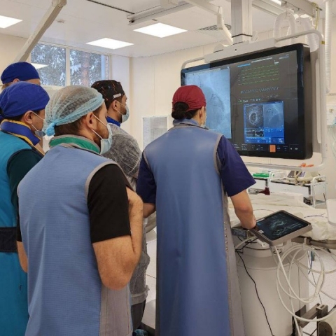 Врачи Егорьевской больницы теперь могут видеть сосуды сердца «изнутри»