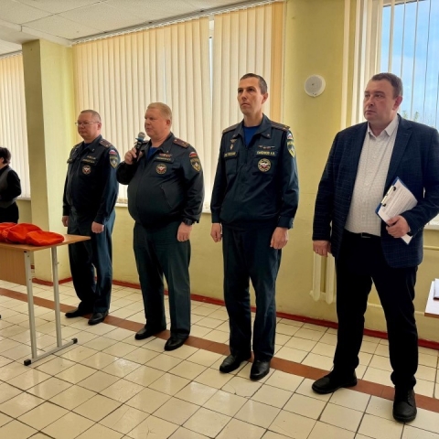 Будущие спасатели приняли присягу в Орехово-Зуеве