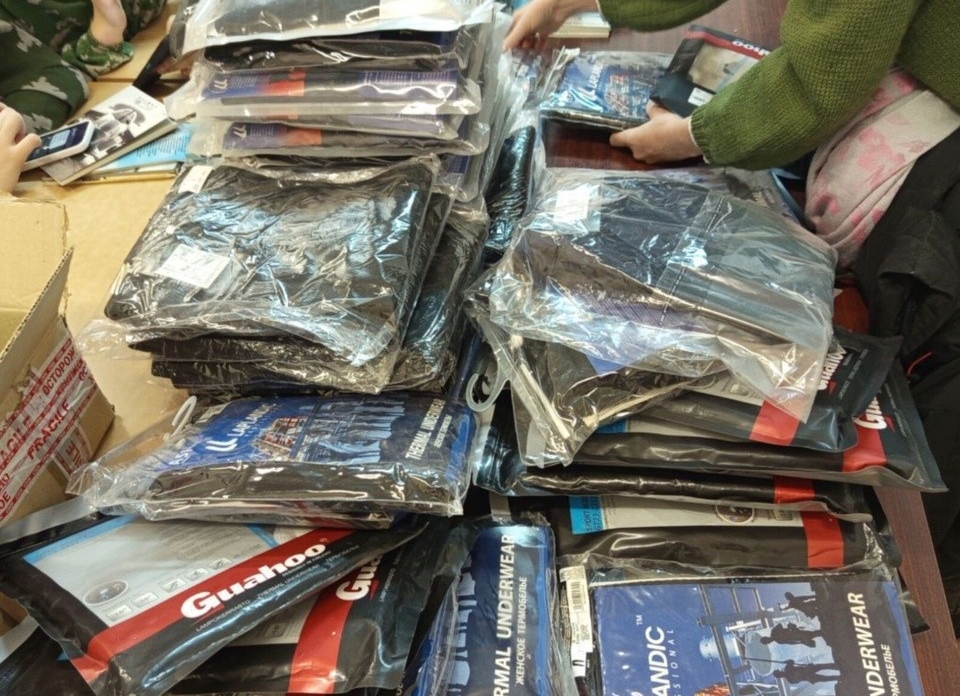 Из Орехово-Зуева в Клин передали термобелье в военно-патриотический клуб