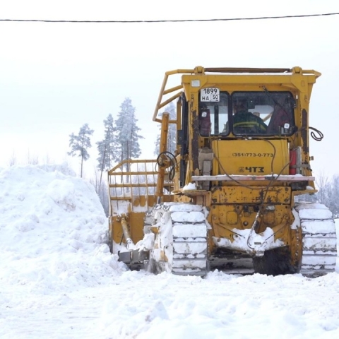 В Егорьевске строят «снежный холодильник» высотой с двухэтажный дом