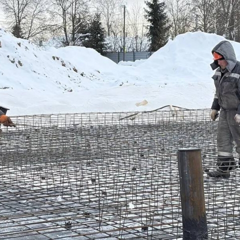 Фундамент нового детского сада закладывают на улице Калинина в Озерах