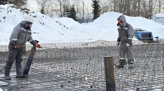 Фундамент нового детского сада закладывают на улице Калинина в Озерах