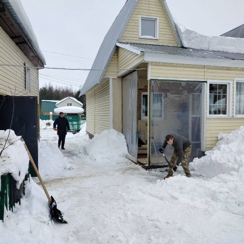 В Киржачском районе ветераны помогли матери погибшего бойца