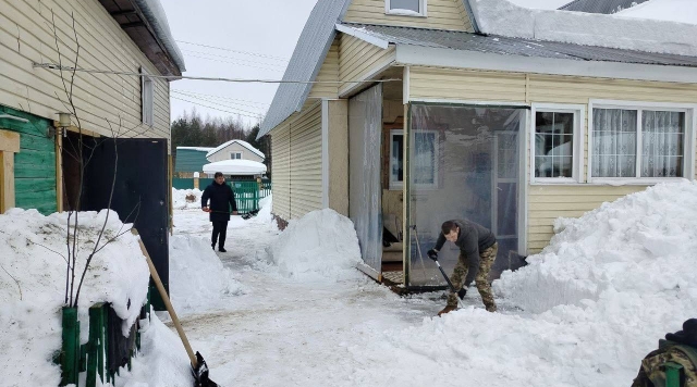 В Киржачском районе ветераны помогли матери погибшего бойца