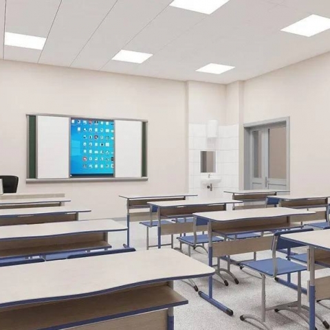 В Дрезне строят «школу будущего»: библиотека, медиацентр и спортядро