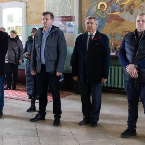 Глава Коломны Александр Гречищев приветствовал гостей православной выставки-форума «Радость слова»