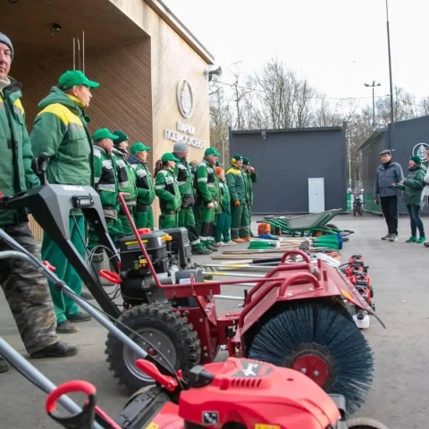 Парки Коломны готовятся к летнему сезону