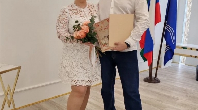 Обнинская пара отпраздновала серебряную свадьбу