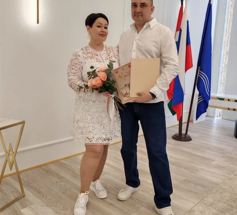 Обнинская пара отпраздновала серебряную свадьбу